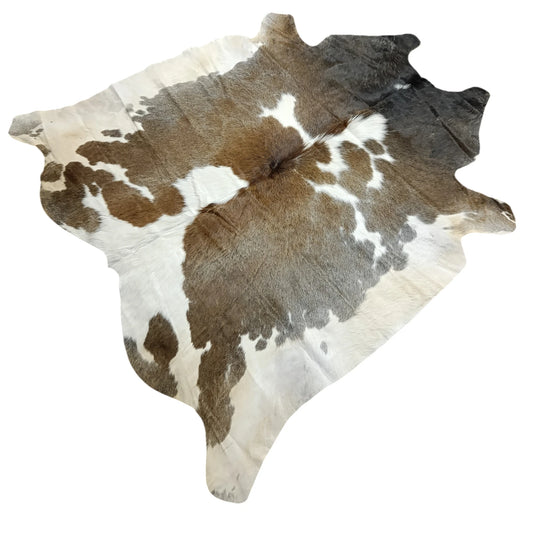 Premium Tricolor Brazilian Cowhide Rug – 5'-6" x 5'-4"