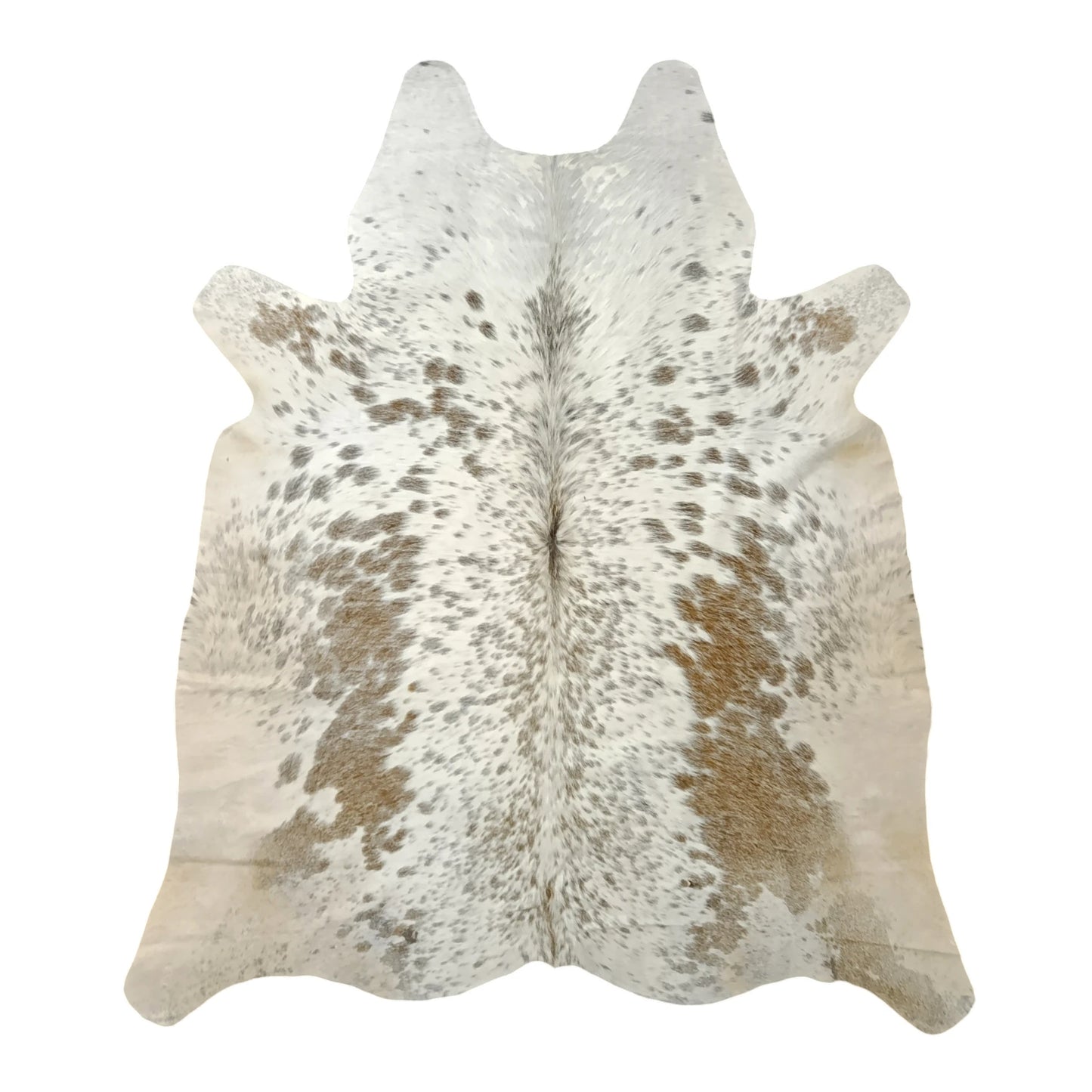 Premium Grey salt and pepper, Grey Cowhide Rug – 4'-10" x 5'-3"