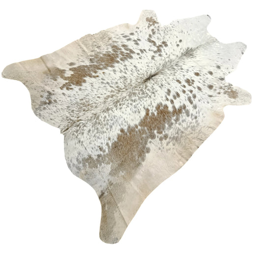 Premium Grey salt and pepper, Grey Cowhide Rug – 4'-10" x 5'-3"