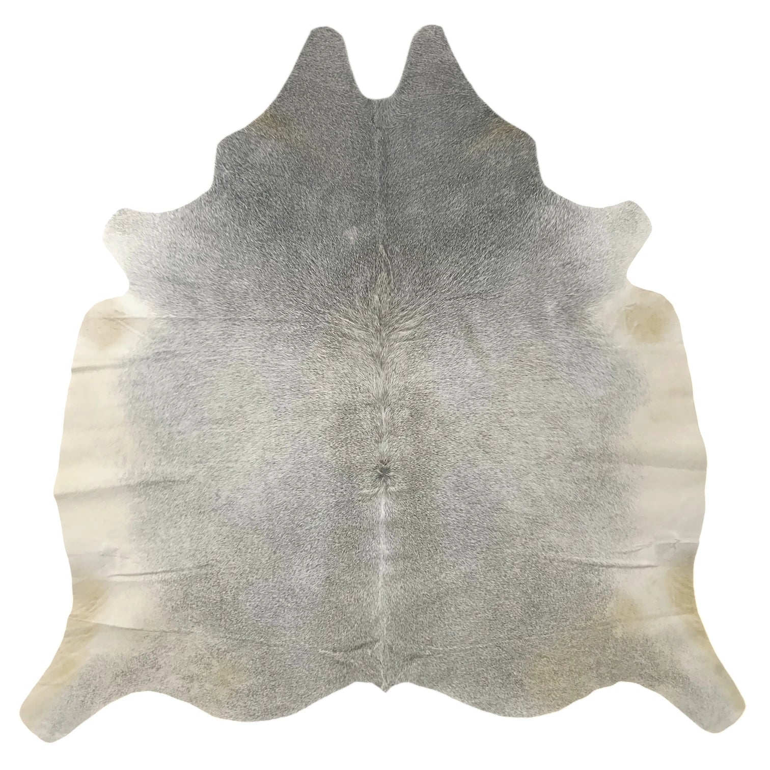 Grey Cowhide Rug – 4'-8" x 4'-8"