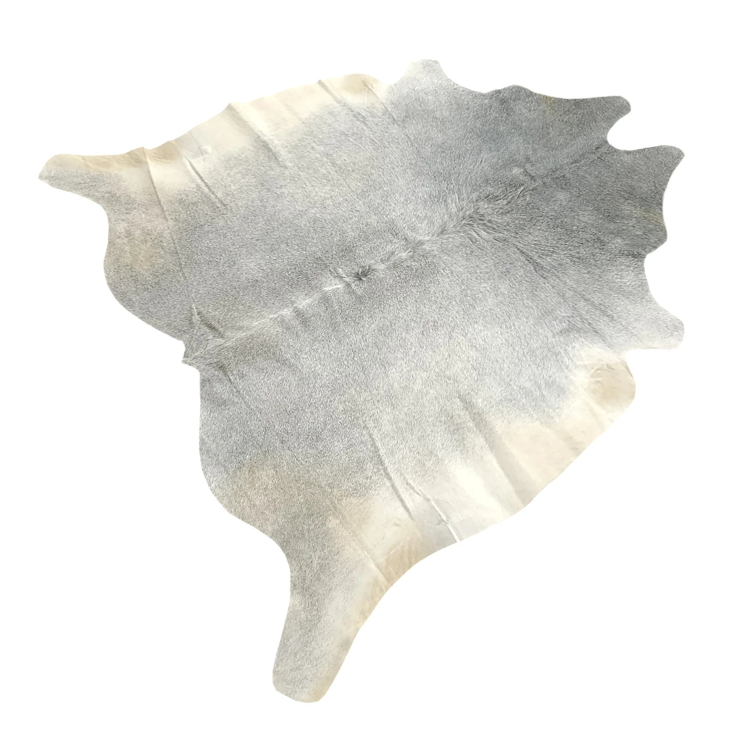 Grey Cowhide Rug – 4'-8" x 4'-8"