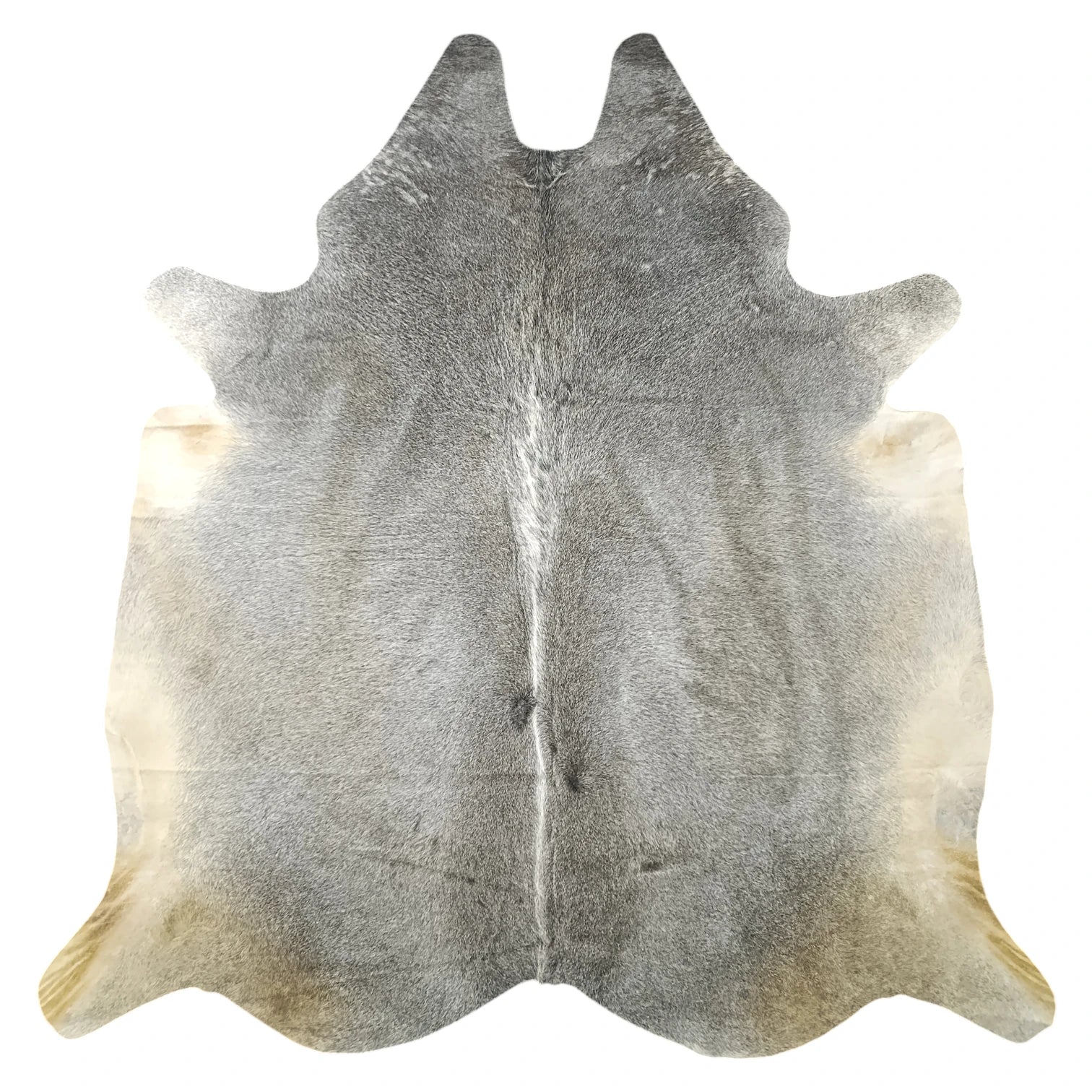 Grey Cowhide Rug – 5'-3" x 5'-3"