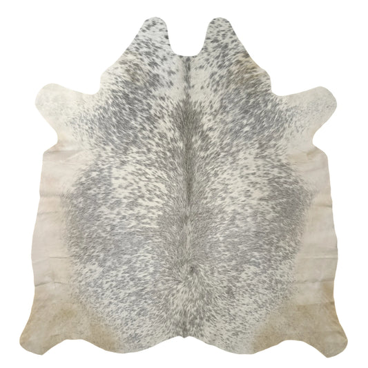 Grey salt and pepper Cowhide Rug – 5'-1" x 5'-0"
