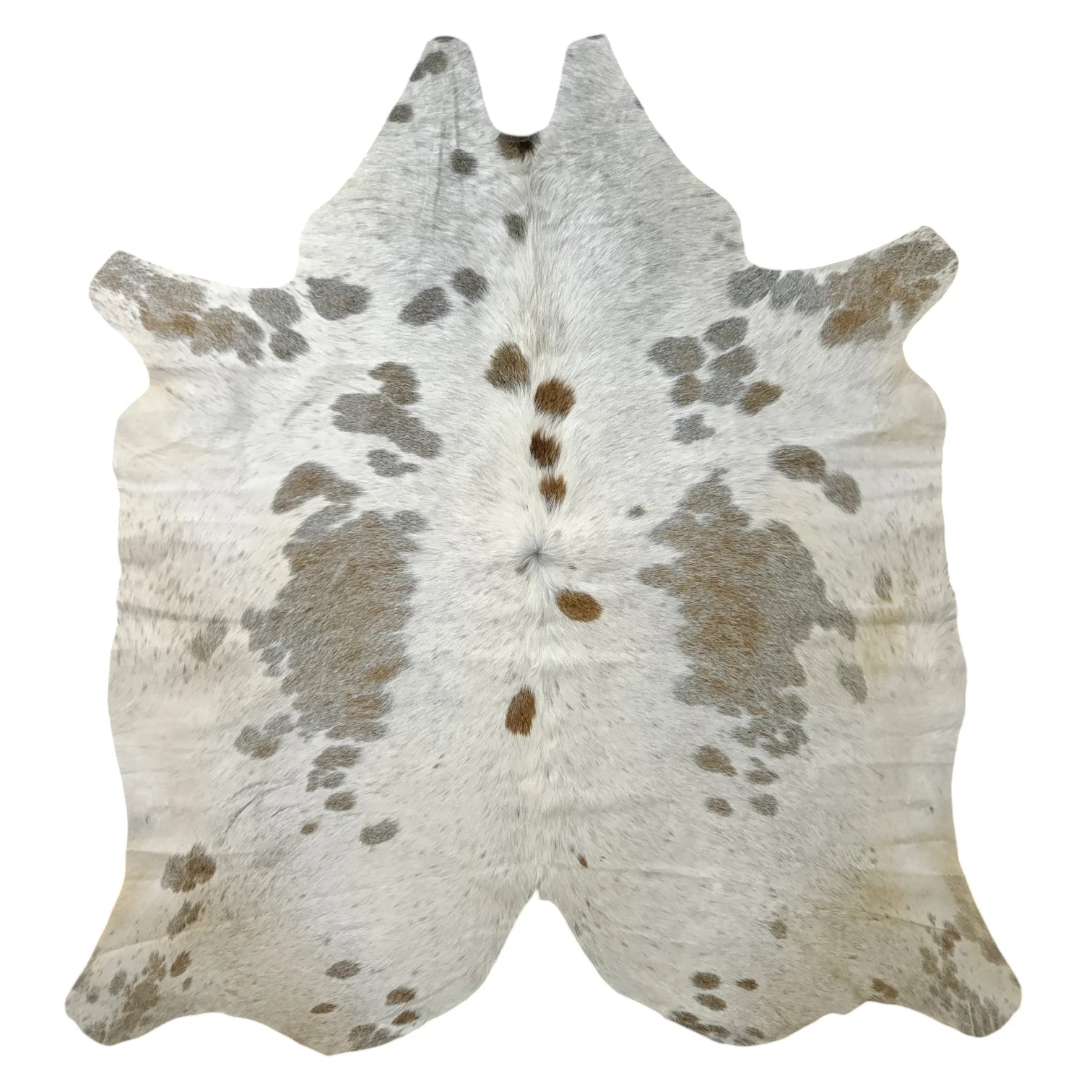 Grey salt and pepper Cowhide Rug – 5'-0" x 5'-3"