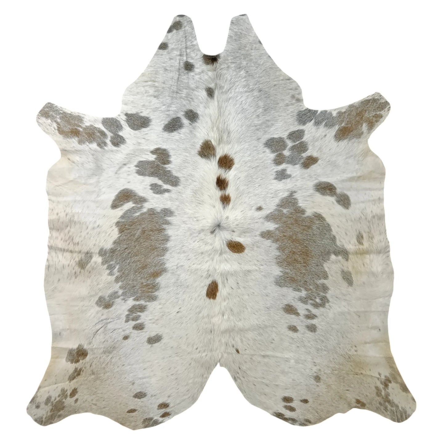 Grey salt and pepper Cowhide Rug – 5'-0" x 5'-3"