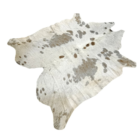 Grey salt and pepper Cowhide Rug – 5'-0" x 5'-3"