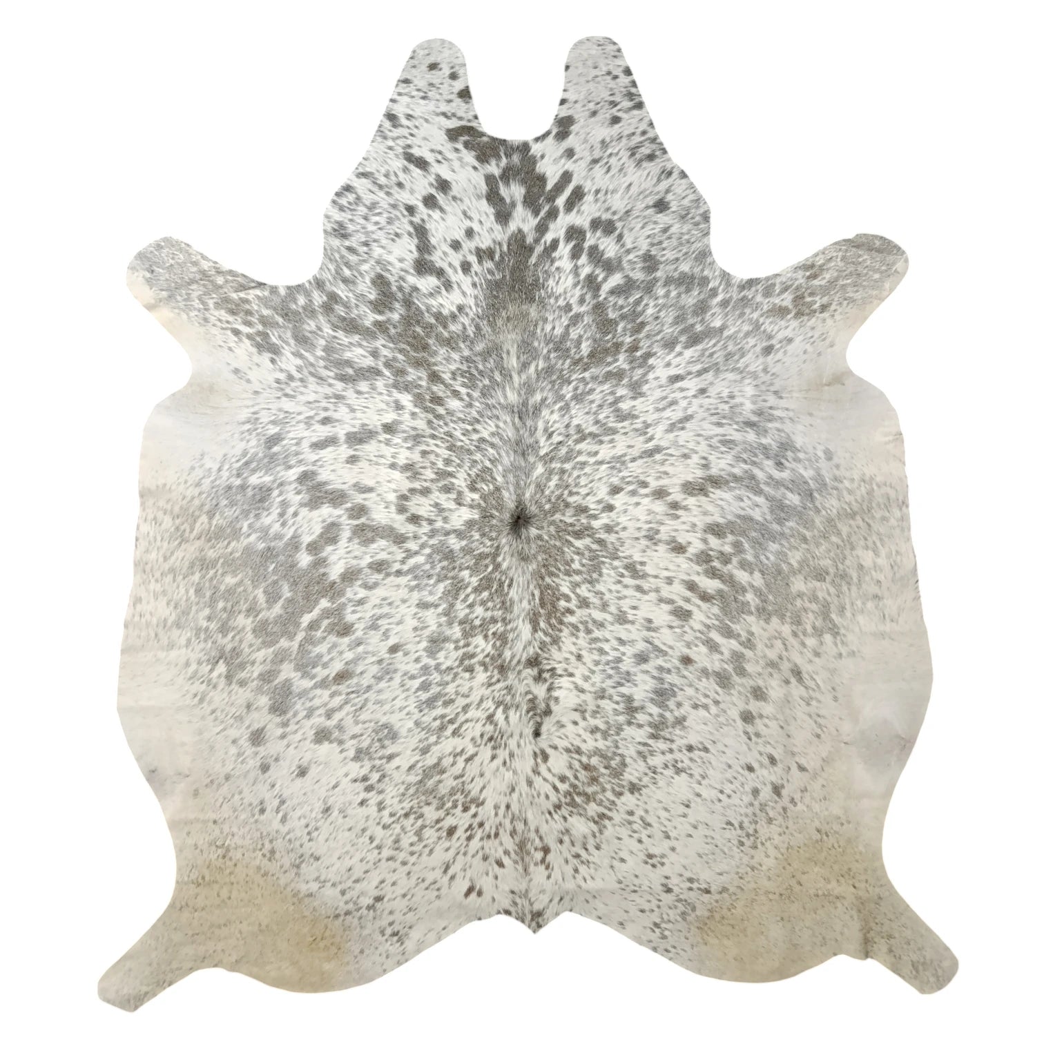 Grey salt and pepper Cowhide Rug – 5'-3" x 5'-7"