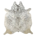 Grey salt and pepper Cowhide Rug – 5'-3" x 5'-7"