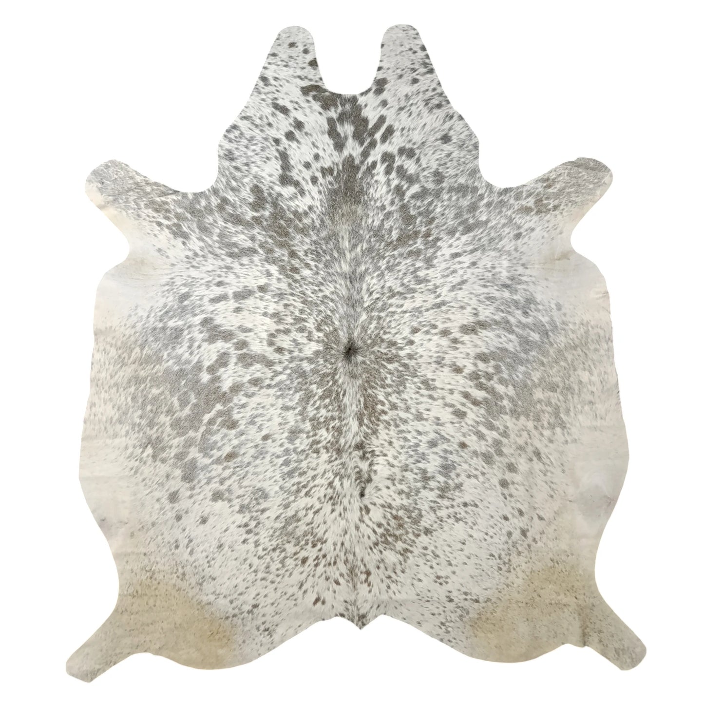 Grey salt and pepper Cowhide Rug – 5'-3" x 5'-7"