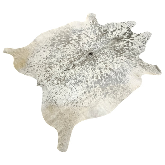 Grey salt and pepper Cowhide Rug – 5'-3" x 5'-7"