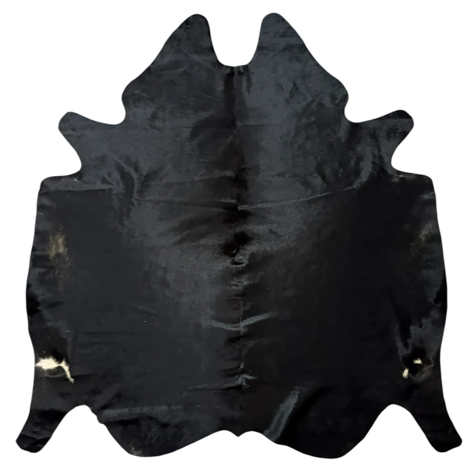 Black and White Cowhide Rug – 5'-9" x 5'-9"