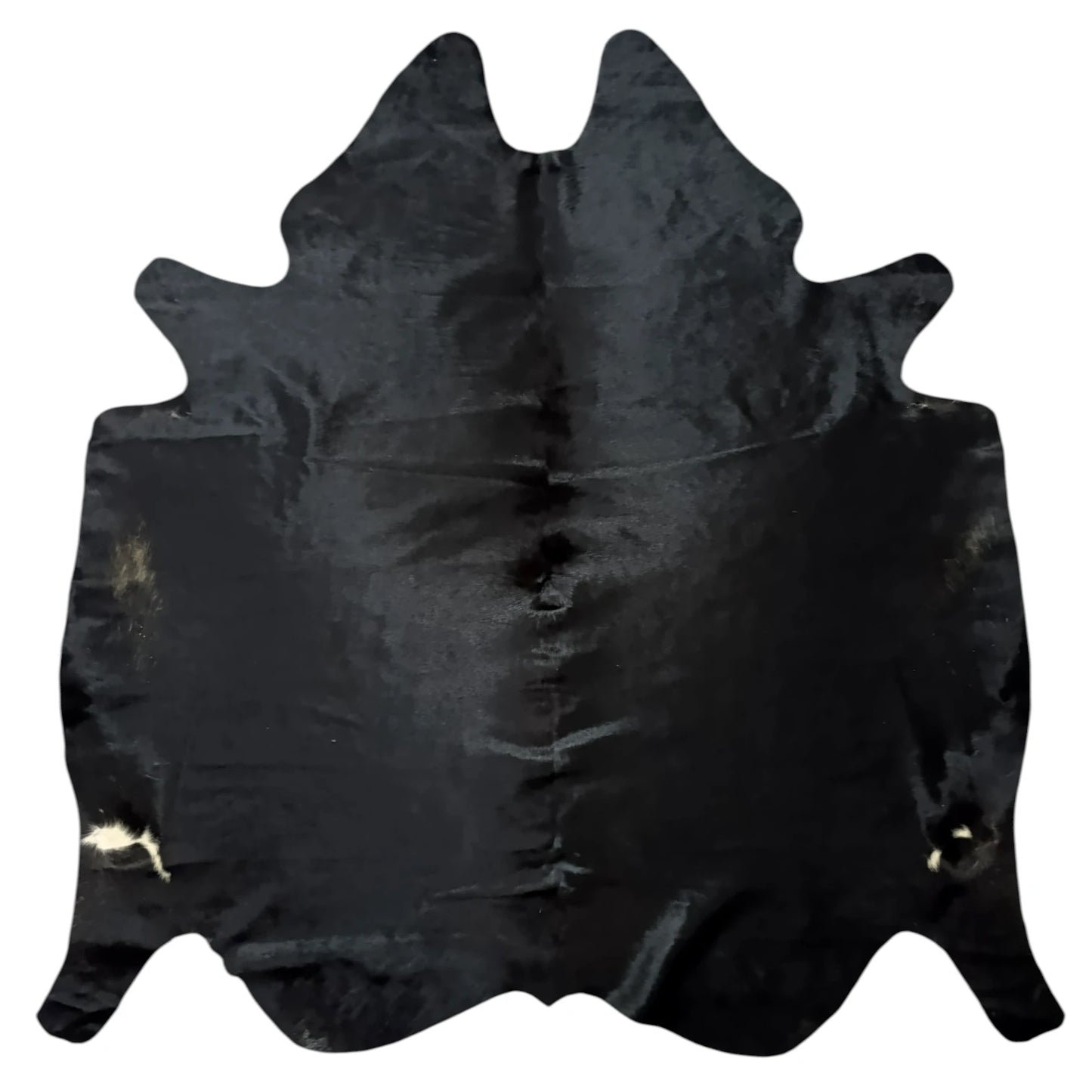 Black and White Cowhide Rug – 5'-9" x 5'-9"