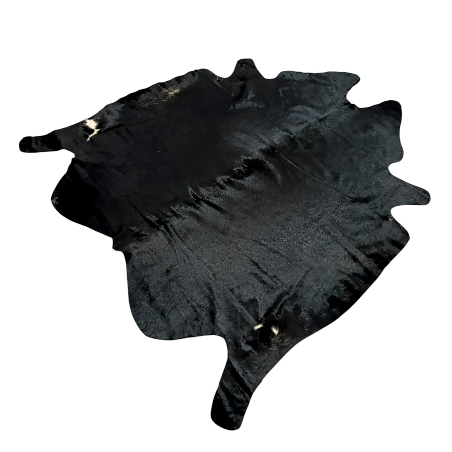Black and White Cowhide Rug – 5'-9" x 5'-9"