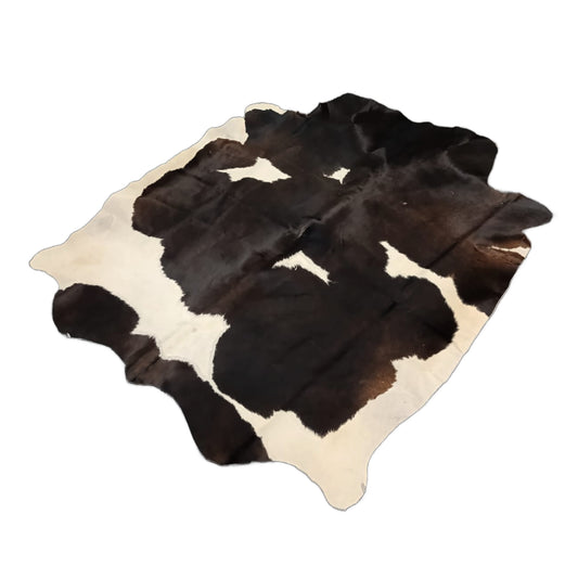Obsidian Split Cowhide Rug Black & White