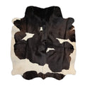 Obsidian Split Cowhide Rug Black & White