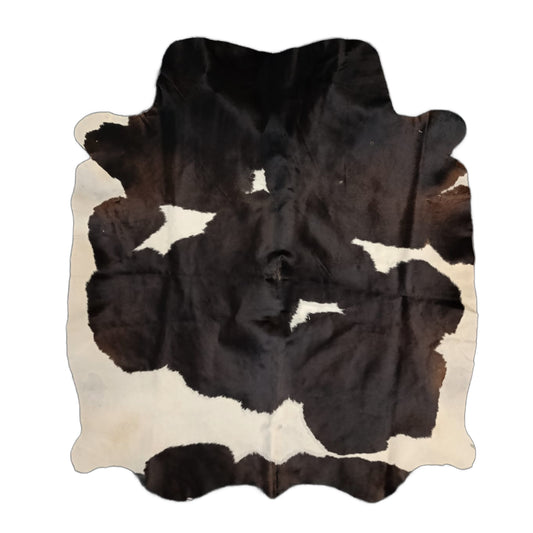Obsidian Split Cowhide Rug Black & White