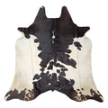 Brown salt and pepper Cowhide Rug – 4'-11" x 4'-10"