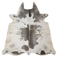 Grey salt and pepper Cowhide Rug – 4'-0" x 4'-2"