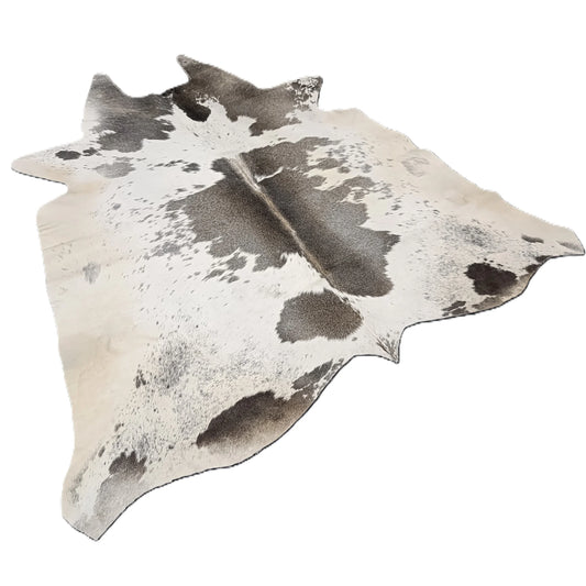 Grey salt and pepper Cowhide Rug – 4'-0" x 4'-2"