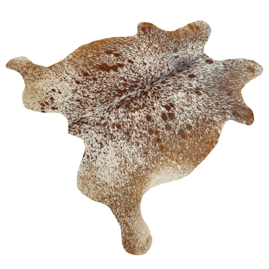 Brown salt and pepper Cowhide Rug – 5'-9" x 5'-4"