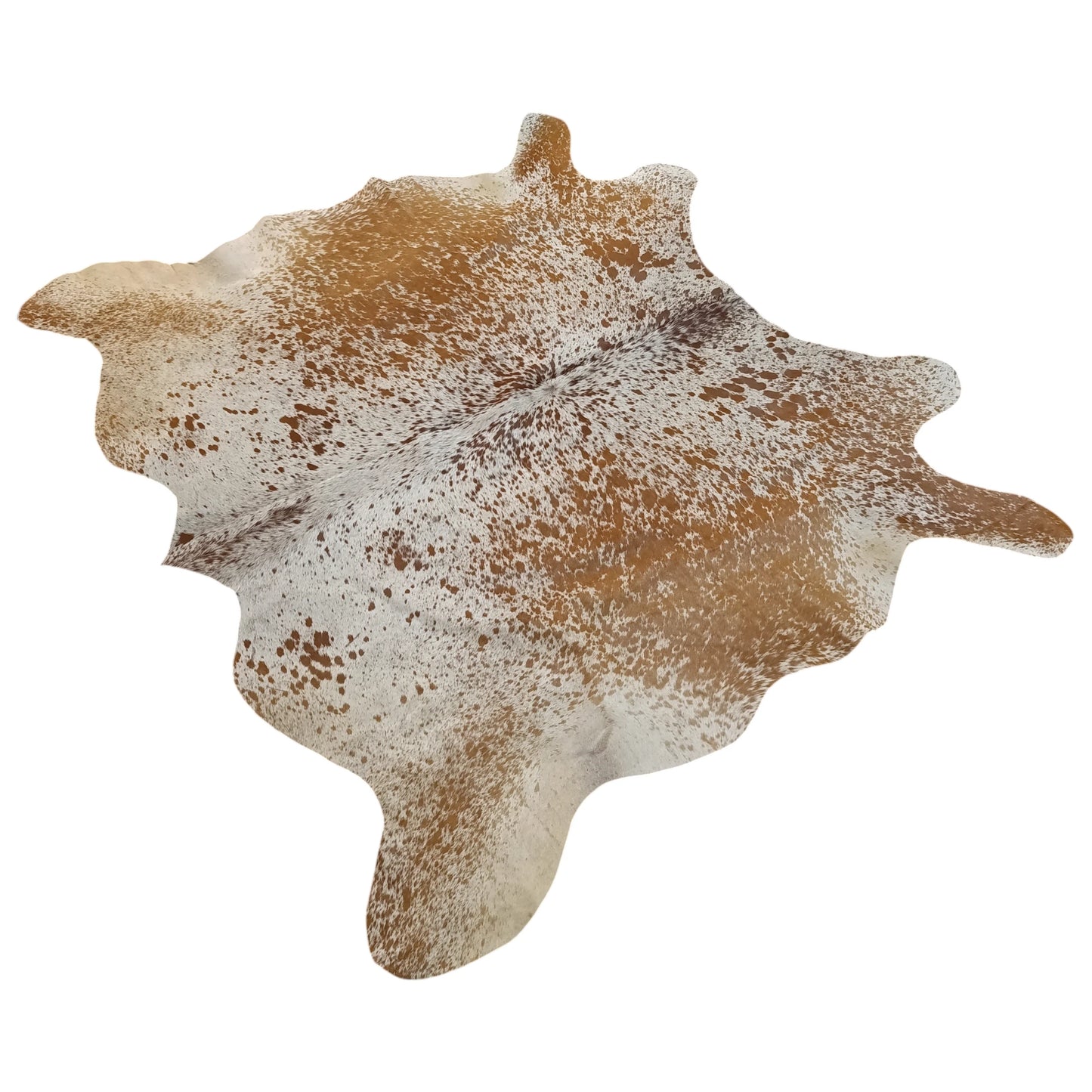 Brown salt and pepper Cowhide Rug – 5'-7" x 4'-9"