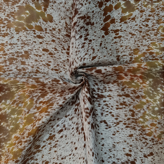 Brown salt and pepper Cowhide Rug – 5'-7" x 4'-9"