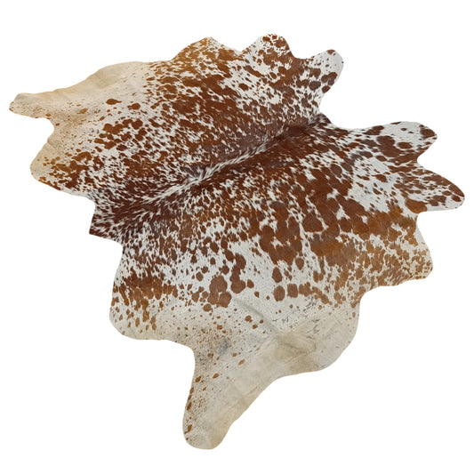 Brown salt and pepper Cowhide Rug – 5'-6" x 4'-7"