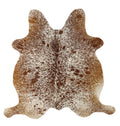 Brown salt and pepper Cowhide Rug – 5'-9" x 5'-4"