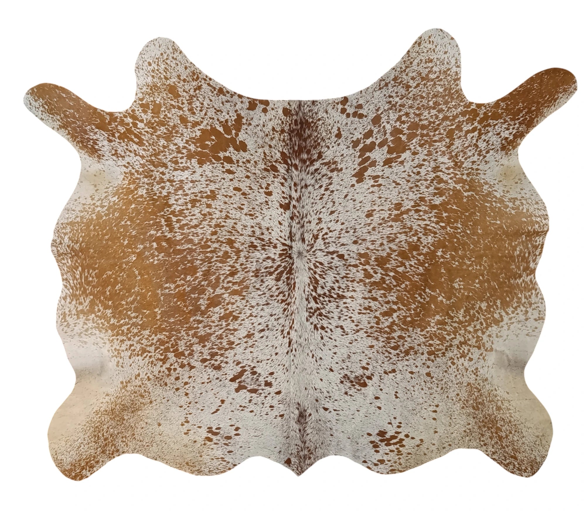 Brown salt and pepper Cowhide Rug – 5'-7" x 4'-9"