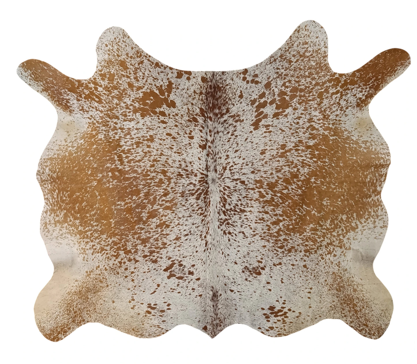 Brown salt and pepper Cowhide Rug – 5'-7" x 4'-9"