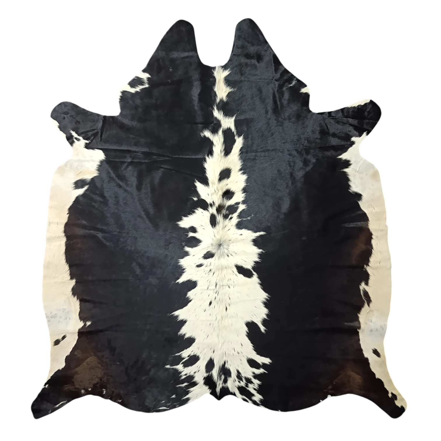 Premium Brazilian Cowhide Rug Black and White - SIZE 5'-4" x 5'-8"