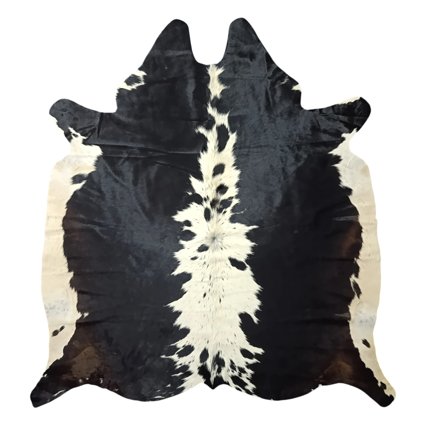 Premium Brazilian Cowhide Rug Black and White - SIZE 5'-4" x 5'-8"