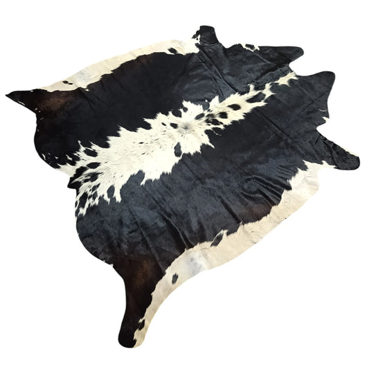 Premium Brazilian Cowhide Rug Black and White - SIZE 5'-4" x 5'-8"