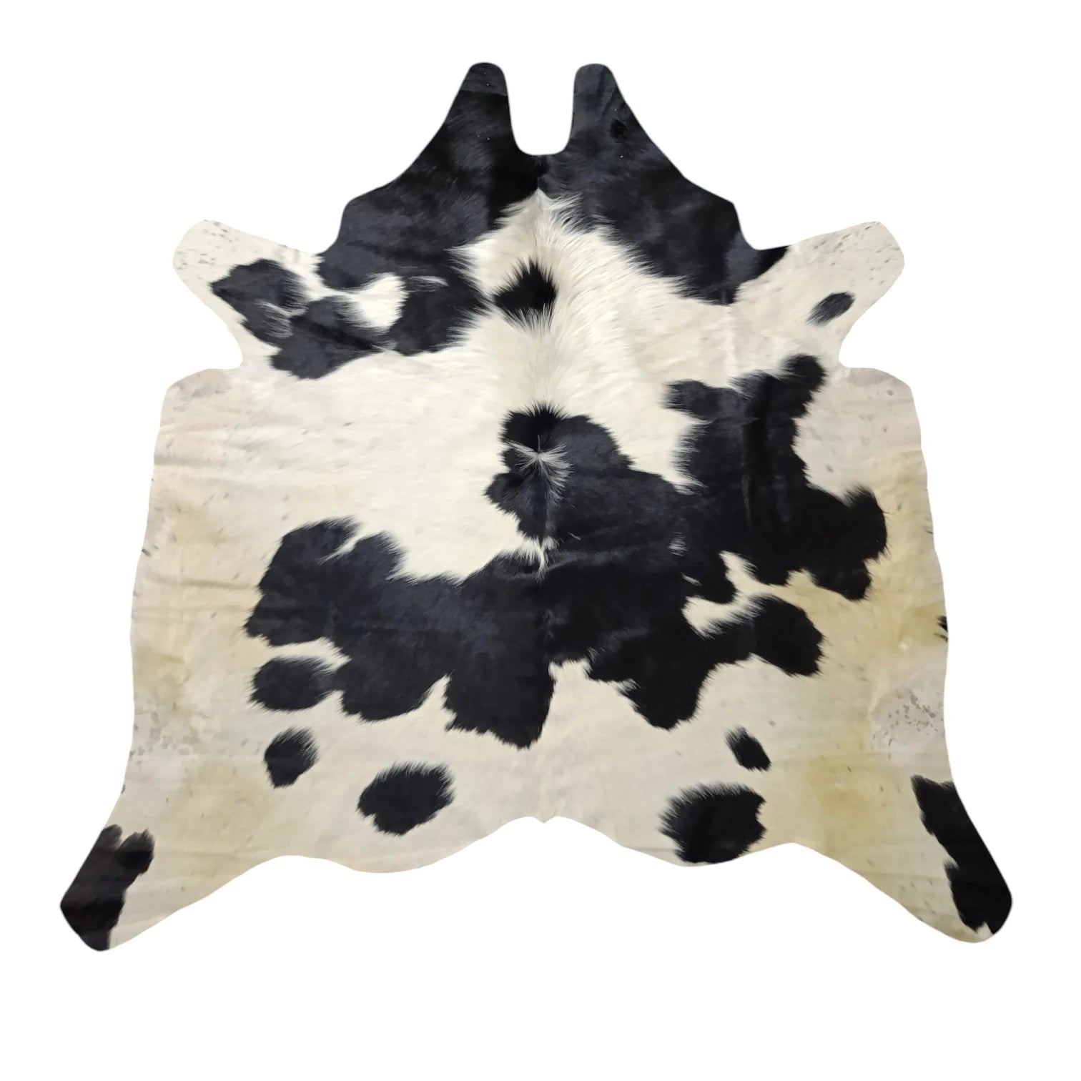 Premium Brazilian Cowhide Rug Black and White - SIZE 5'-2" x 4'-10"