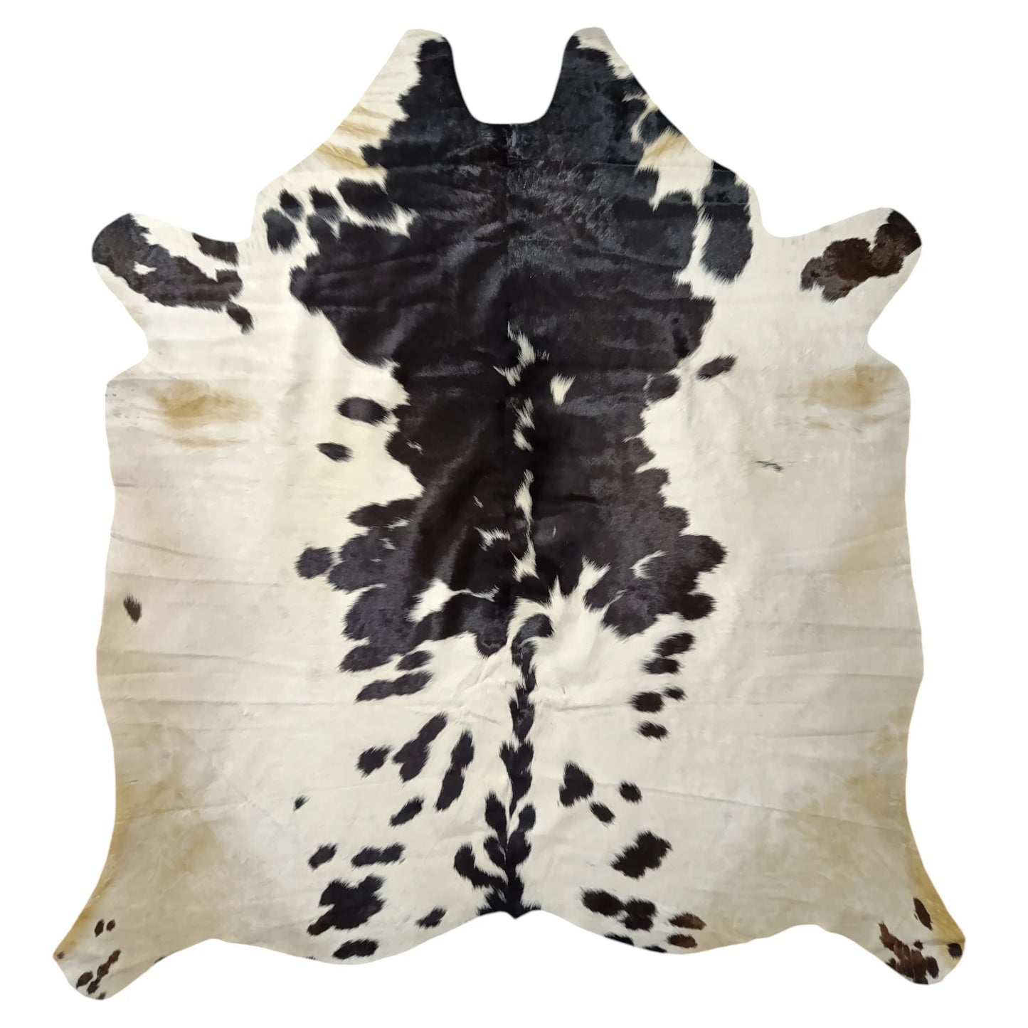Premium Brazilian Cowhide Rug Black Salt and pepper