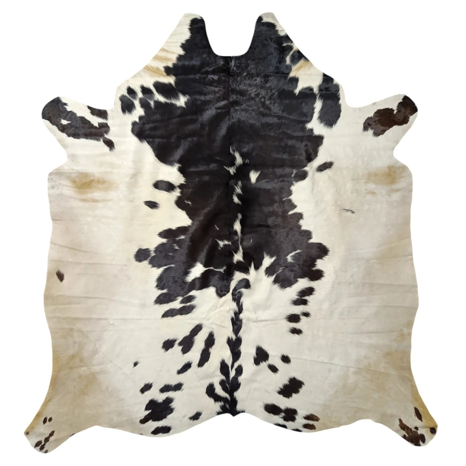 Premium Brazilian Cowhide Rug Black Salt and pepper