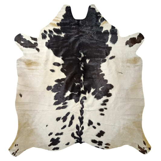 Premium Brazilian Cowhide Rug Black Salt and pepper