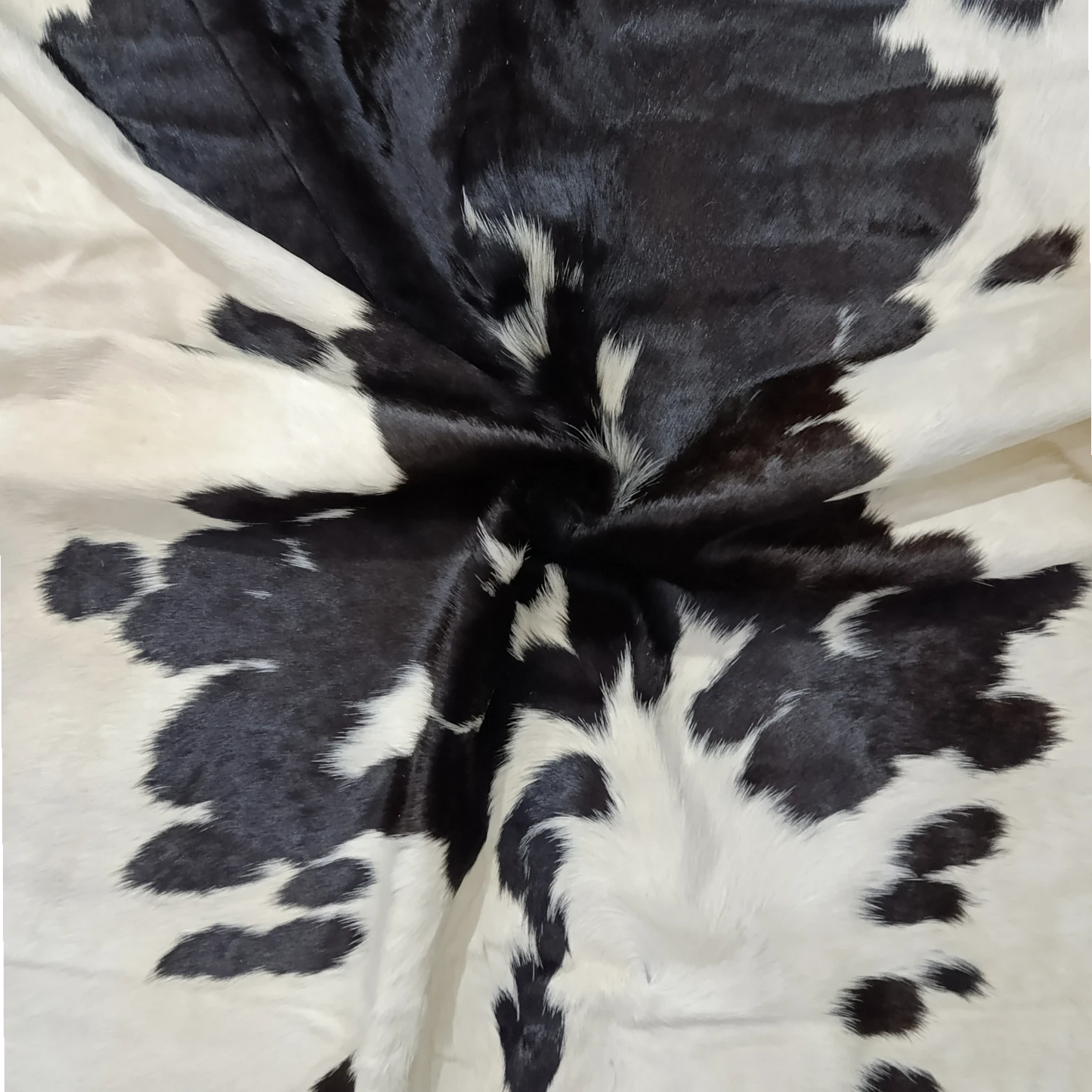 Premium Brazilian Cowhide Rug Black Salt and pepper