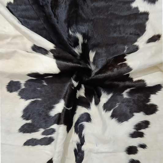 Premium Brazilian Cowhide Rug Black Salt and pepper