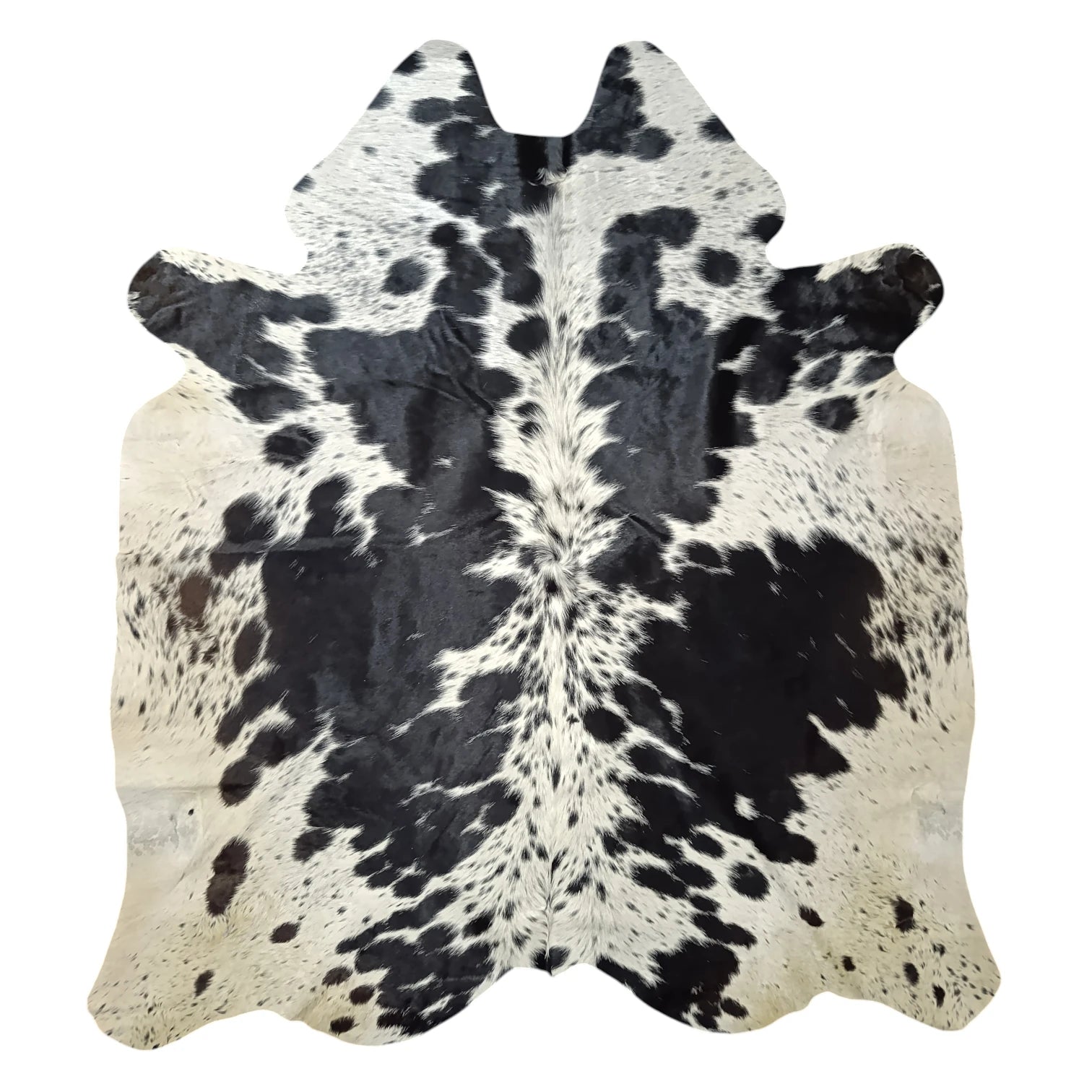 Premium Brazilian Cowhide Rug Salt and pepper