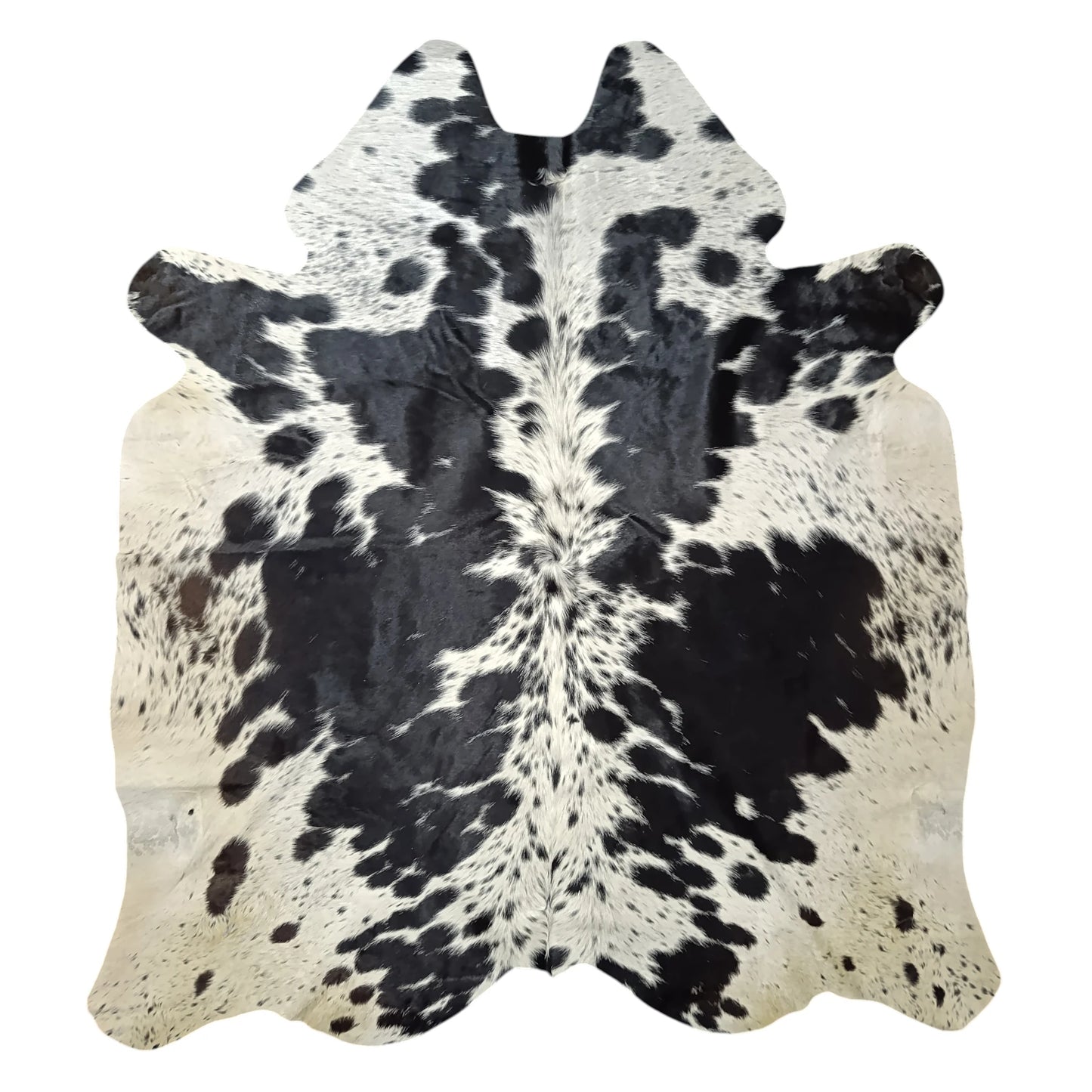 Premium Brazilian Cowhide Rug Salt and pepper