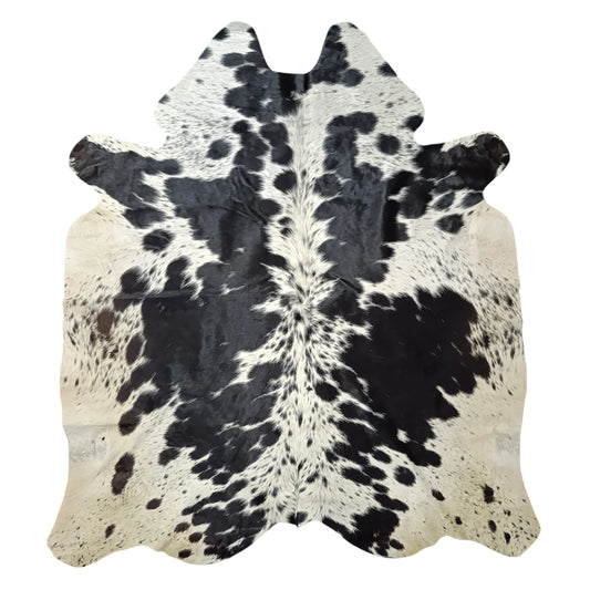 Premium Brazilian Cowhide Rug Salt and pepper