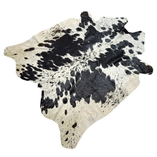 Premium Brazilian Cowhide Rug Salt and pepper