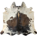 Premium Tricolor Cowhide Rug – 4'-6" x 4'-8"