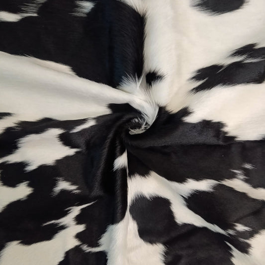 Shadowspire Genuine Cowhide Rug Black & White