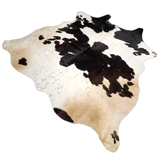 Shadowspire Genuine Cowhide Rug Black & White