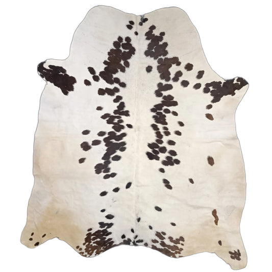 Genuine Natural Cowhide Rug Brown & White