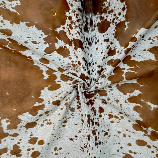 Sienna Field Genuine Natural Cowhide Rug Brown Speckled