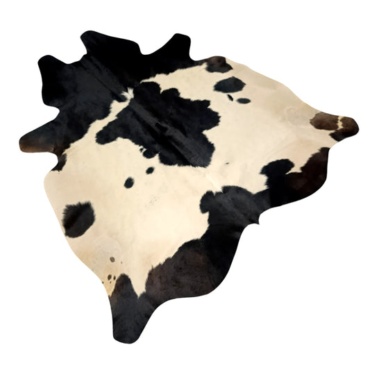 Snow & Shadow Genuine Natural Cowhide Rug Black Speckled