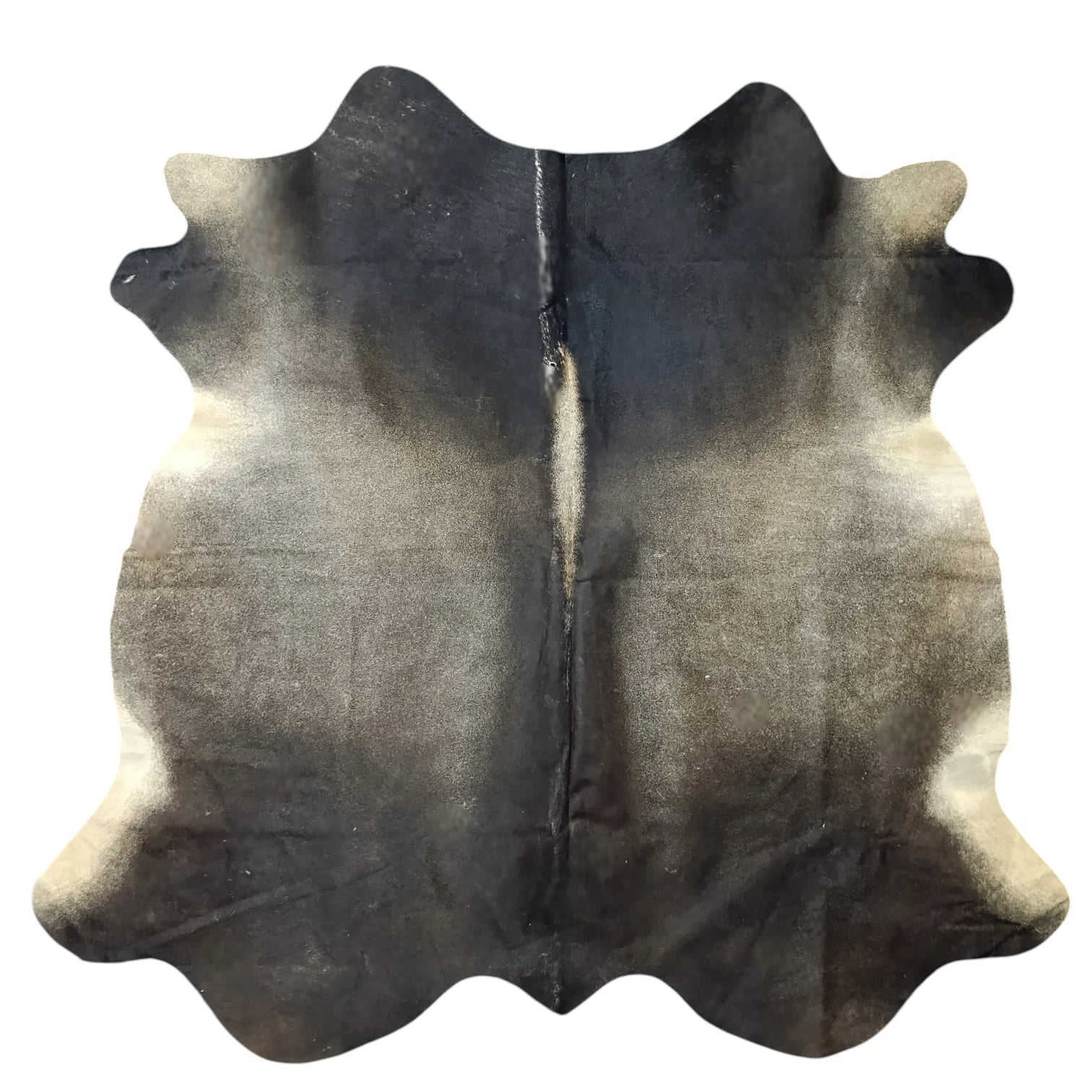 Grey Cowhide Rug – 4'-11" x 4'-7"